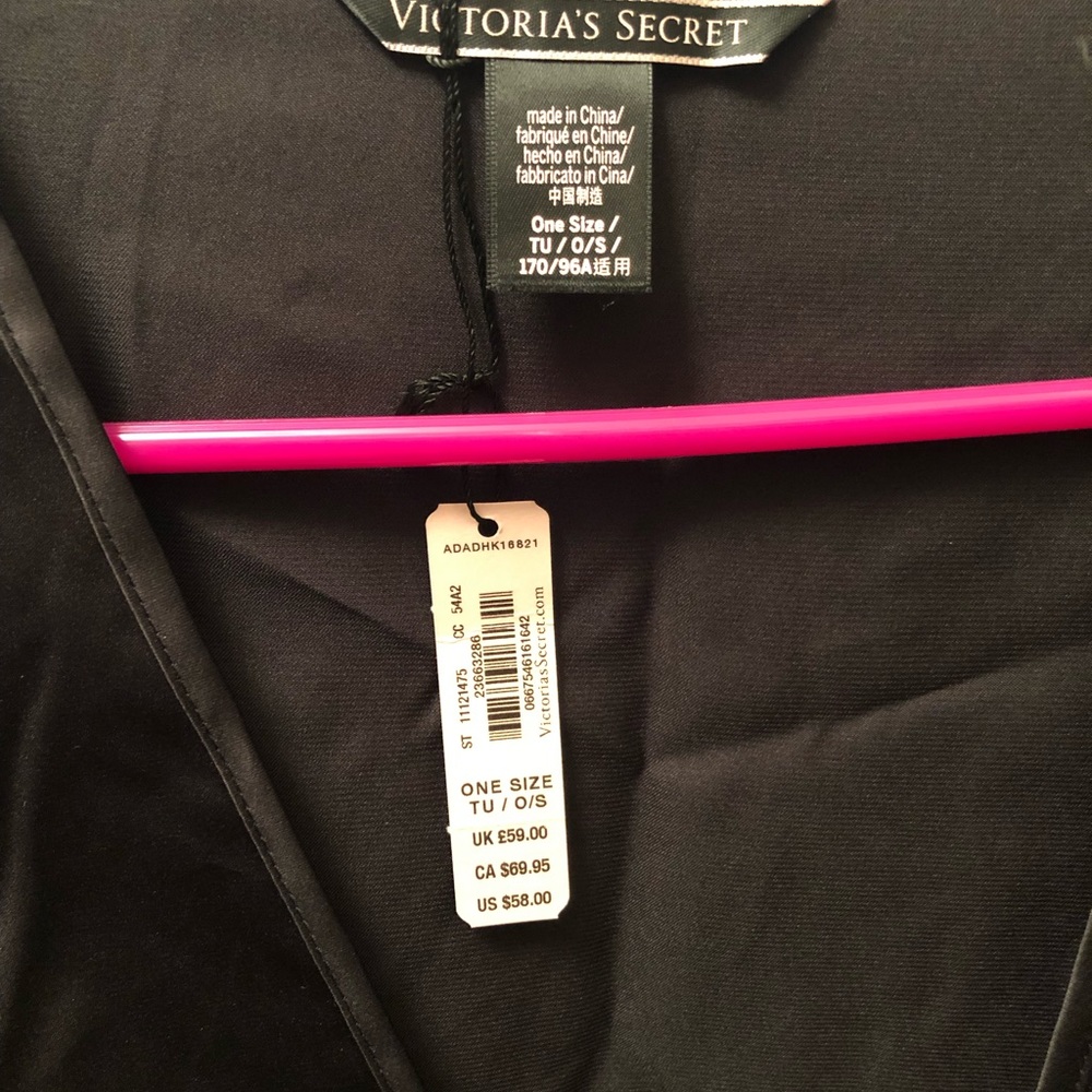 Victoria’s Secret Black Open Front Robe - Picture 6 of 6